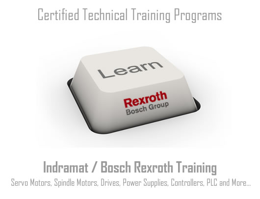 Technical schools training servo moto repair Indramat, Bosch, Rexroth learning programs